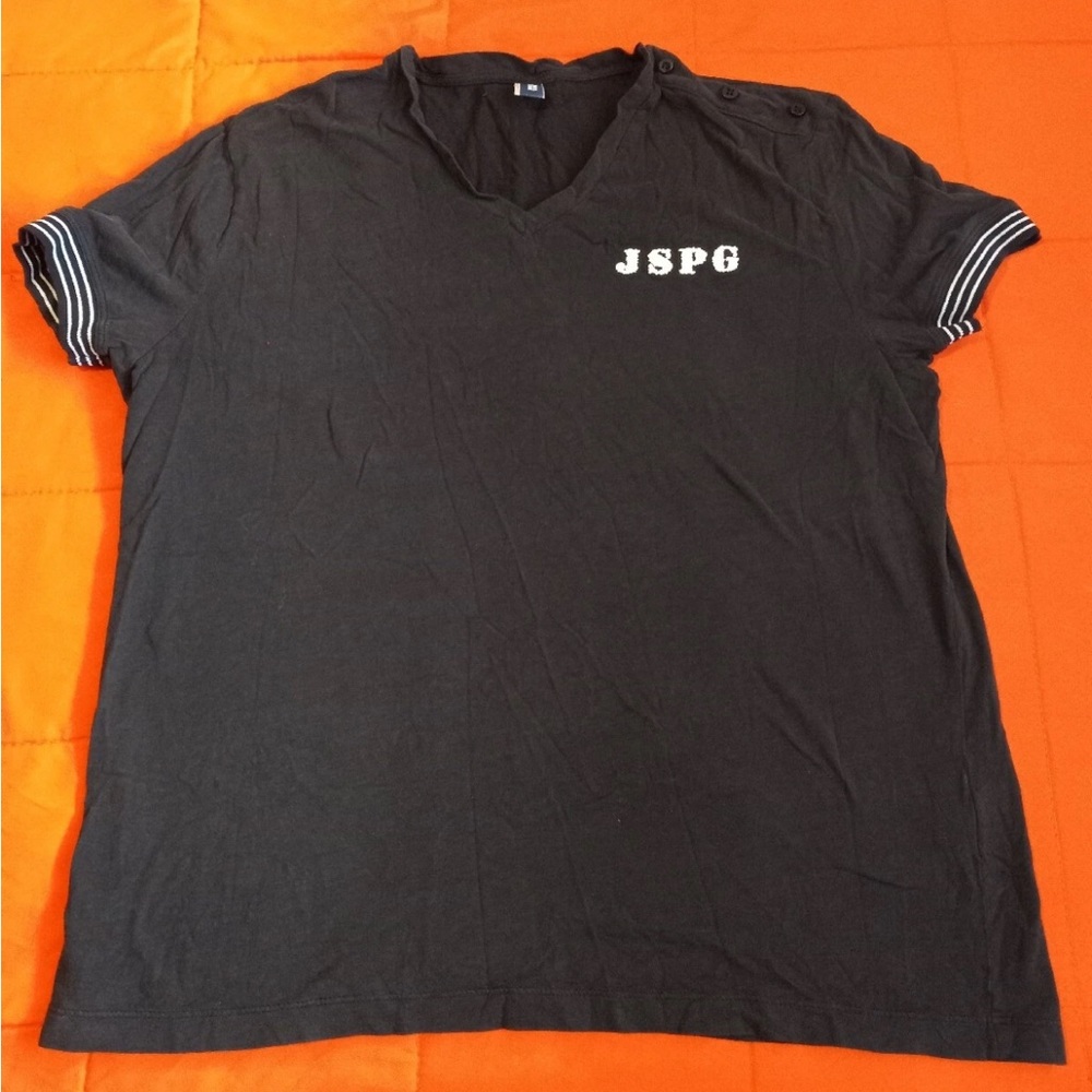 Jean Paul Gaultier Black Tee with White Accents
